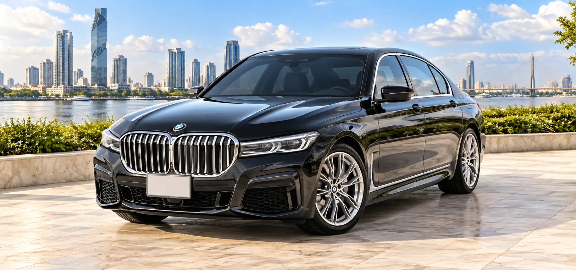 บีเอ็มดับเบิลยู ซีรีส์ 7 (745Le M Sport) สีดำ